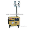 3GF-L portable movable mobile light tower Diesel Generator Light Tower 3 kw Mobile light tower with generator